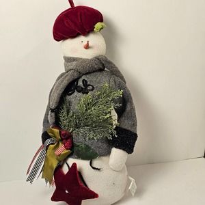 Raz Imports‎ Snowman By Carol King And Paula Buttel 19" X 7"